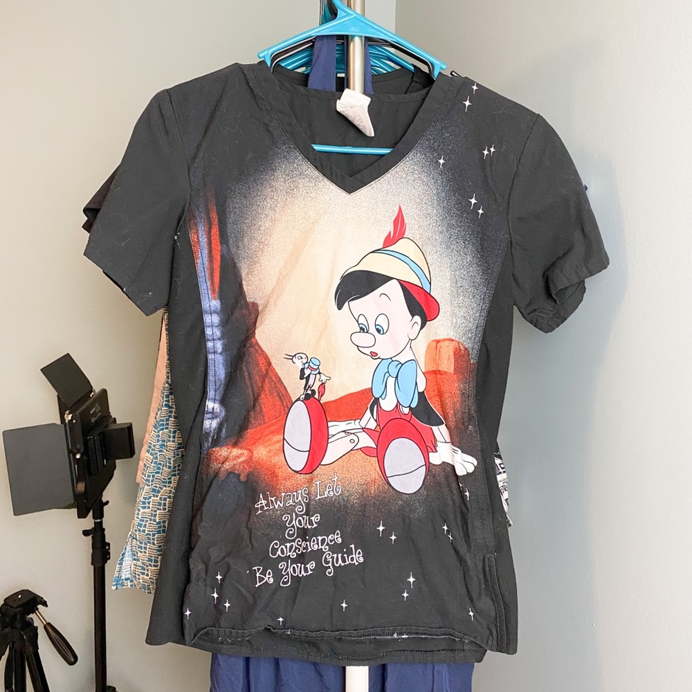 Disney’s Pinocchio Scrub Top